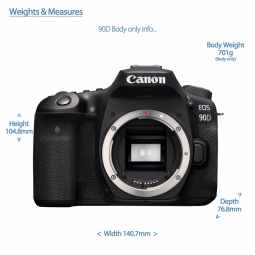 Canon EOS 90D DSLR Camera | Body Only
