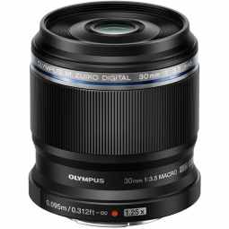 Olympus M.ZUIKO Digital ED 30mm f/3.5 Macro Lens (Black)