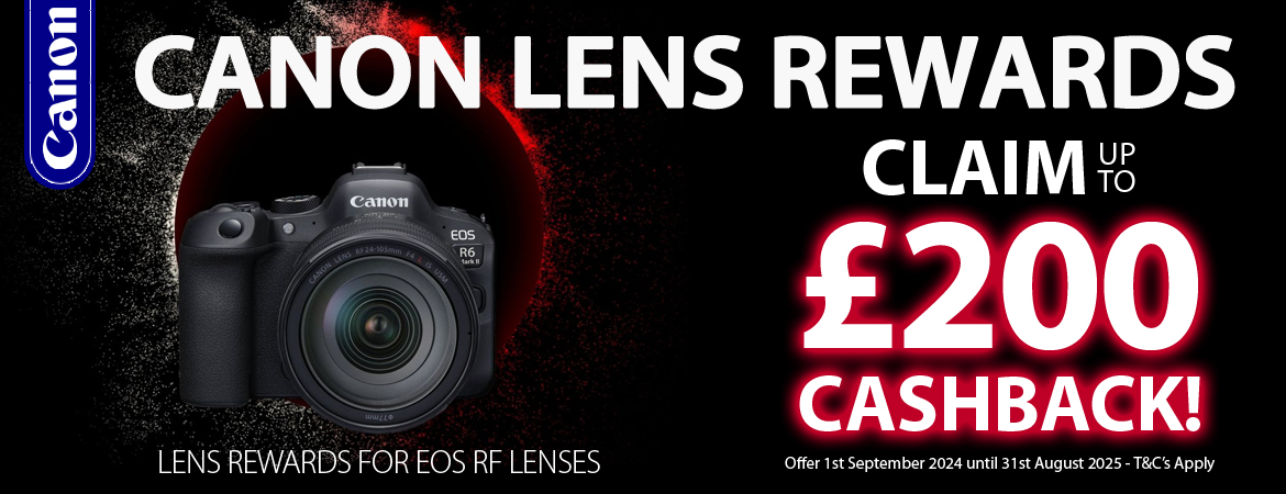 Canon EOS R Lens Rewards Banner