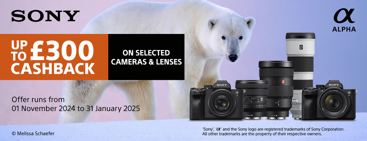 Sony Winter 2024 Cashback Banner