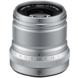 Fujifilm Fujinon XF 50mm f2 R WR Prime Lens (Silver)
