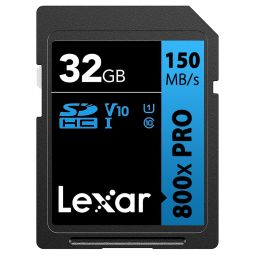 Lexar PRO 800x SDHC UHS-I 32GB 150 MBs | Memory Card