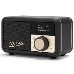 Roberts Radio Revival Petite 2 DAB+ Radio Alarm Clock | Black