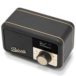 Roberts Radio Revival Petite 2 DAB+ Radio Alarm Clock | Black