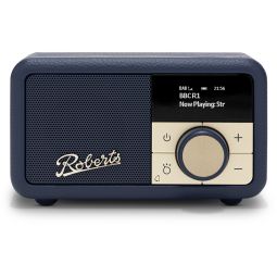 Roberts Radio Revival Petite 2 DAB+ Radio Alarm Clock | Midnight Blue