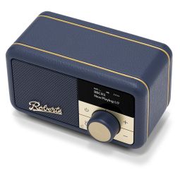 Roberts Radio Revival Petite 2 DAB+ Radio Alarm Clock | Midnight Blue