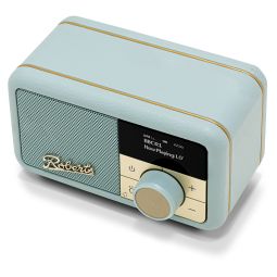 Roberts Radio Revival Petite 2 DAB+ Radio Alarm Clock | Duck Egg