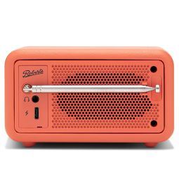 Roberts Radio Revival Petite 2 DAB+ Radio Alarm Clock | Pop Orange